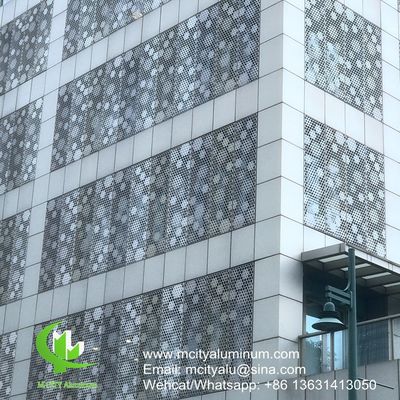 Good price China PVDF Metal aluminum perforated standard  panel used for building exterior online