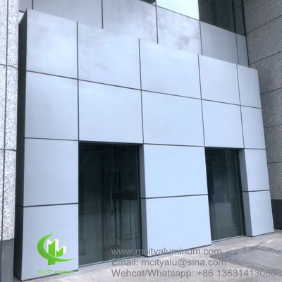 Good price China 30033mm metal aluminum panel fluorocarbon aluminum solid panel curtain wall for facade cladding online