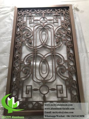 Good price Powder Coated Laser Cut Aluminum Panel with Custom RAL Colors in 1200x2400mm Size for Room Divider online
