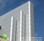 Metal aluminum facade curtain wall aluminum solid panel for facade cladding