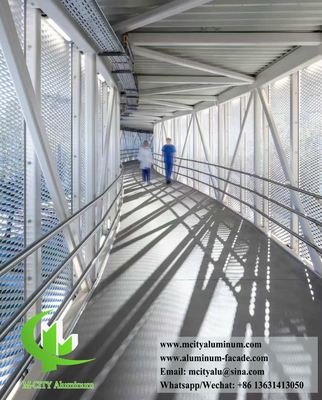 Good price 2mm Thickness Powder Coated Expanded Aluminum Mesh for Exterior Cladding and Decoration online