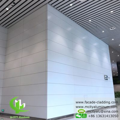 Good price Aluminum facade cladding powder coated white PVDF finish aluminum sheet online