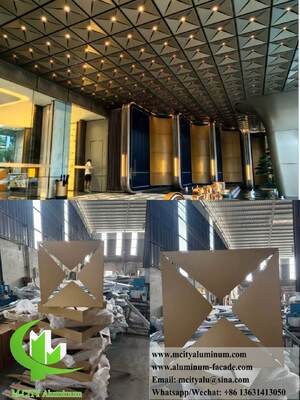 Good price Custom Laser-Cut Aluminum Ceiling Panels Elevate Commercial & Luxury Interiors online