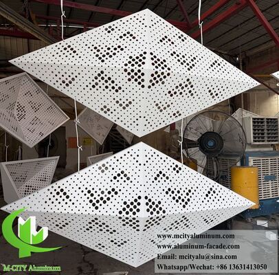 Elevate Architecture with 3D Diamond & Prismatic Perforated Aluminum Facade Panels