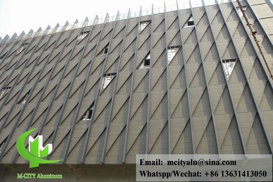 Good price Powder Coated Aluminum Cladding Panel with Customizable RAL Colors and Perforated Design for Building Facades online