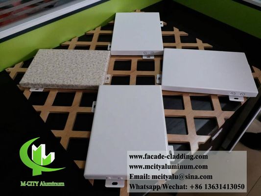 Good price Metal aluminum panel for facade cladding durable finish akzo nobel powder online