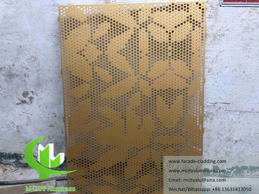 Good price Manufacturer of Exterior Architectural aluminum facade perforated panels for cladding online