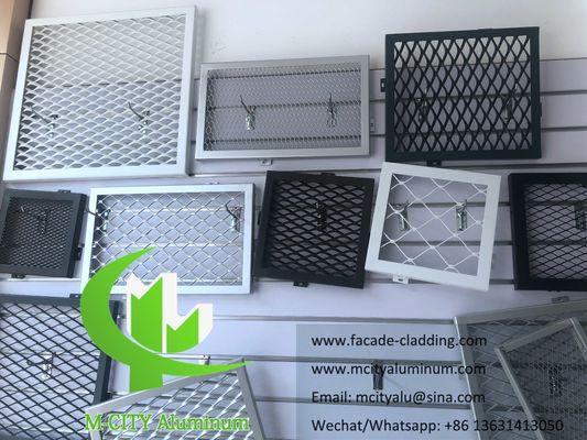 Quality  Decorative Architectural aluminum mesh expanded screen panels for facade factory