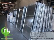 Metal panel solid aluminum panel curtain wall for facade cladding fluorocarbon durable