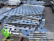 CNC cutting panel aluminum fluorocarbon perforated panel curtain wall for facade cladding