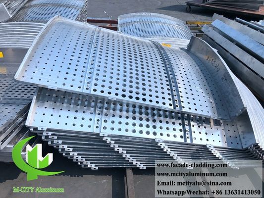 Good price Powder Coated Perforated Aluminum Facade Panel with Customizable Patterns in 3003 Aluminum Alloy online