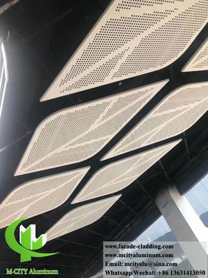 Good price Perforated metal ceiling aluminium panel for building decoration white color online