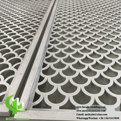 Good price Laser cut metal screen aluminium cladding durable 15 years color warranty online