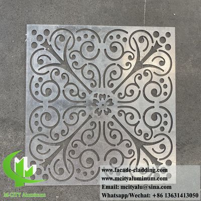 Good price 3MM metal sheet aluminium decorative patterned panels for building outdoor wall facade cladding decoration online