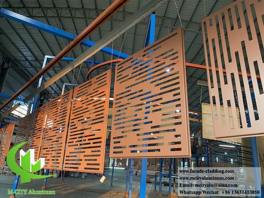 Good price Decorative Perforated Metal Screen Aluminum Panels with Anti Rust Fireproof PVDF and Customizable RAL Colors for Facade and Cladding online