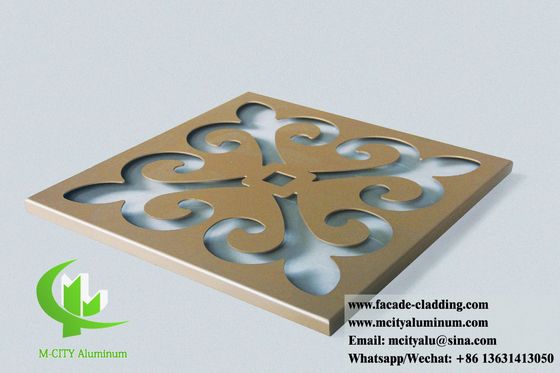 Good price Laser Cut Aluminum Panel with PVDF Coating 3mm Thickness for Custom Design Facade Cladding online