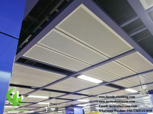 Good price Metal Ceiling Solid Aluminum Panels Cladding Facade Powder Coated Perforated Sheet online