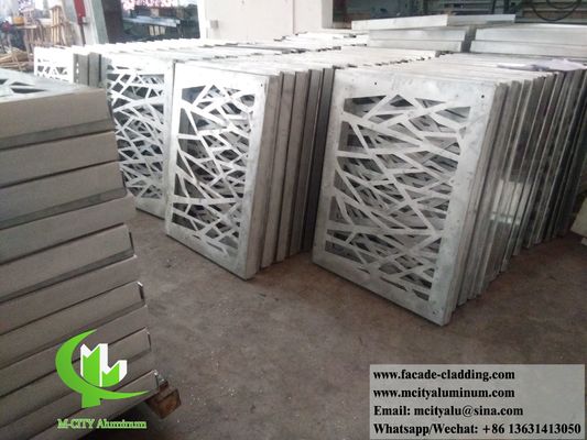 Good price Powder Coated Decorative Aluminum Screen with 3mm Thickness and Customizable Laser Cut Designs online
