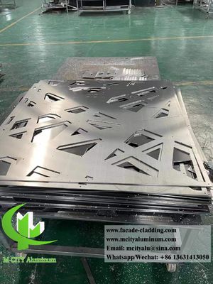 Good price 4mm Thickness Aluminum Privacy Panel Anti Rust Waterproof Decorative Laser Cut Metal Facade Cladding online