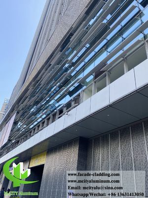 Good price Exterior Metal Facades Aluminium Panels For Building Wall Cladding System Waterproof online