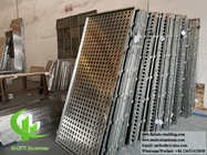 Metal facades aluminum