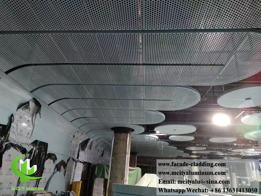 Good price Architectural Metal Wall Panels for ceiling facade wall cladding decoration perforated design online