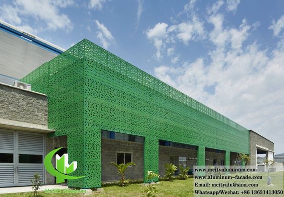 Good price Perforating Metal Screen Aluminium Sheets For Wall Cladding Facades System online