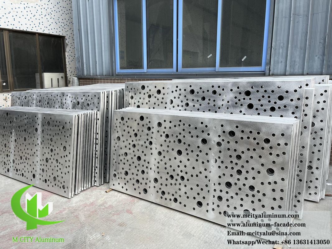Perforating Metal Screen Aluminium Sheet For Wall Cladding Ceiling