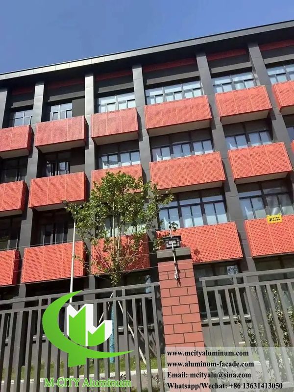 Powder Coated Cladding Material Customizable Powder Coated Aluminum Cladding Panels