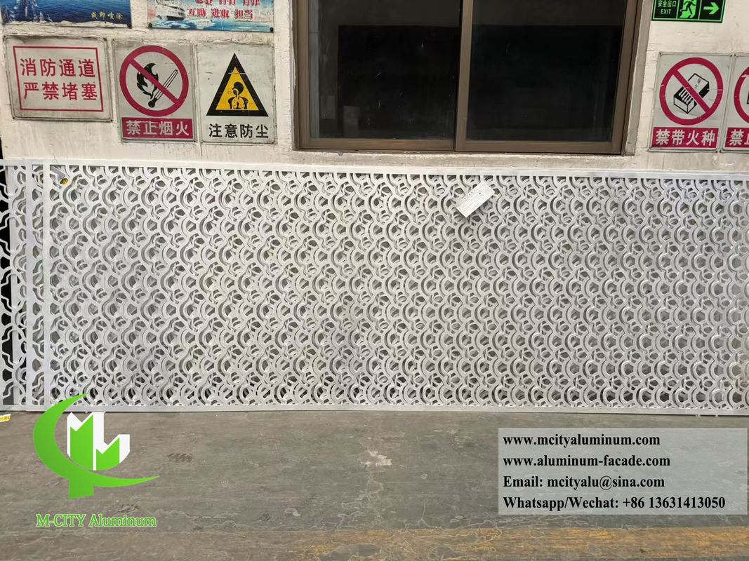 Customized Perforated Aluminum Facade Panel 1000x2000mm