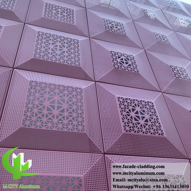 3d Panel Cladding 3D Aluminum Cladding Panel with PVDF Coating