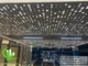 Perforated Metal Ceiling Aluminum Sheet Durable Material With LED Light Modern Design supplier
