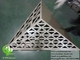 Aluminium Perforated Panel 3D Facades Metal Wall Panel PVDF coating supplier