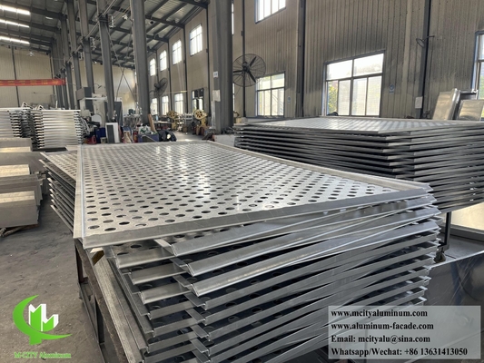 Perforating Metal Screen Aluminium Sheet PVDF Coating Anti Rust supplier