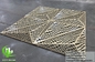Exterior Facade Cladding Metal Sheet 3D Design Perforation Pattern PVDF Coating supplier