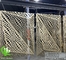 Laser Cut Metal Screen Aluminum Panel PVDF Coating 3D Shape For Building Facade Decoration supplier