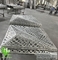 Aluminum Sheet Facade System 3D Shape Perforated Metal Cladding supplier