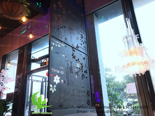 metal aluminum laser cut cnc aluminum screen sheet for home hotel decoration