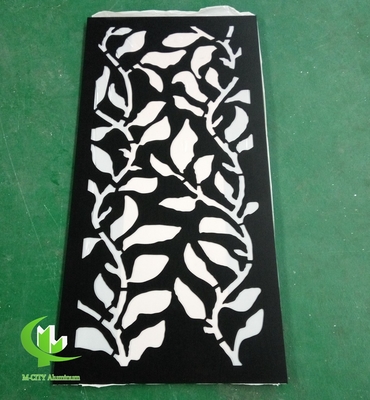 Aluminum laser cut wall panel sheet for fence decoration perforated screen panel supplier