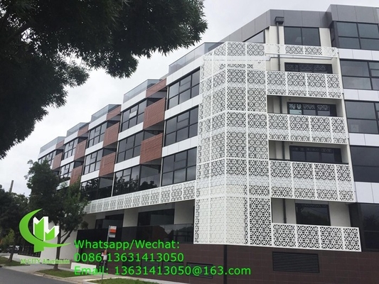 metallic aluminum veneer sheet metal facade cladding bending sheet 2.5mm thickness for curtain wall facade decoration