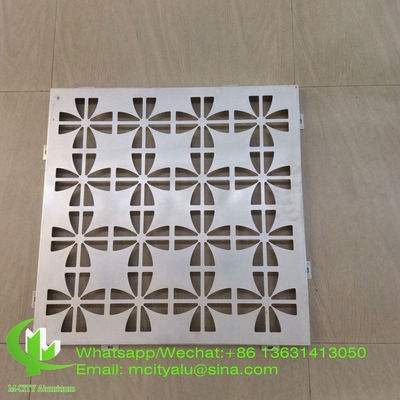 Austrial style aluminium screen metal facade cladding bending sheet 2.5mm thickness for curtain wall facade decoration