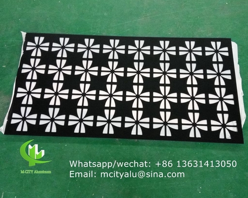 perforated aluminum laser cut cnc aluminum screen sheet for wall cladding  decoration