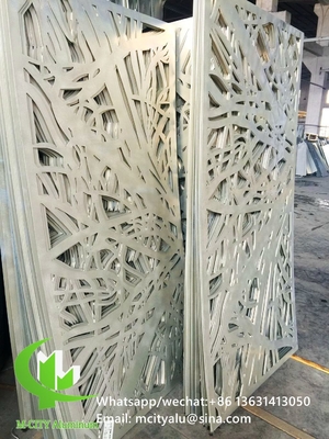 Tree aluminium veneer sheet metal facade cladding bending sheet 2.5mm thickness for curtain wall facade decoration