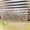 perforated aluminum veneer sheet metal facade cladding panel 2.5mm thickness for curtain wall facade decoration supplier