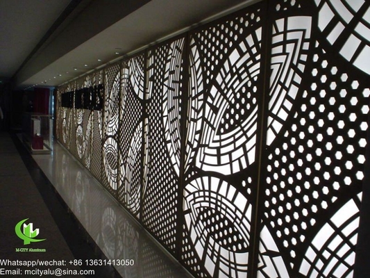 OutdoorAluminum perforated panel for wall panel with 3mm metal sheet with round hold pattern