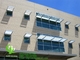 aluminum solor shading sun shades louver for windows or building with elliptical shape profile supplier