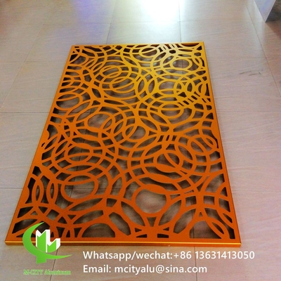 Aluminum laser cut panel sheet for fence decoration perforated wall panel supplier