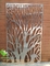 Aluminum engraving panel screen panel 5mm thickness metal screen panel for room divider supplier
