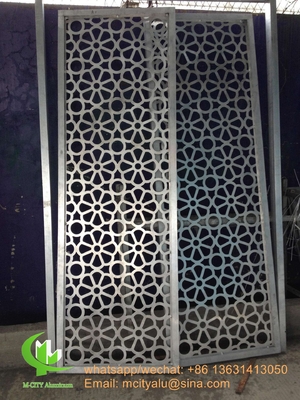 Outdoor window screen Aluminum perforated panel for wall panel with 3mm metal sheet with round hold pattern supplier