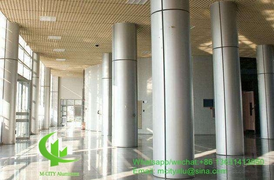 3mm metal aluminum cladding panel with powder coated for facade curtain wall column supplier